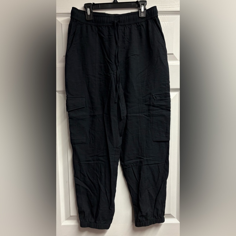 NWOT Sanctuary Linen Blend Cargo Joggers Size Small